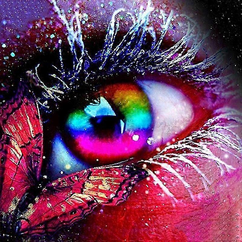 Eye Butterfly 5D Round Drill Art