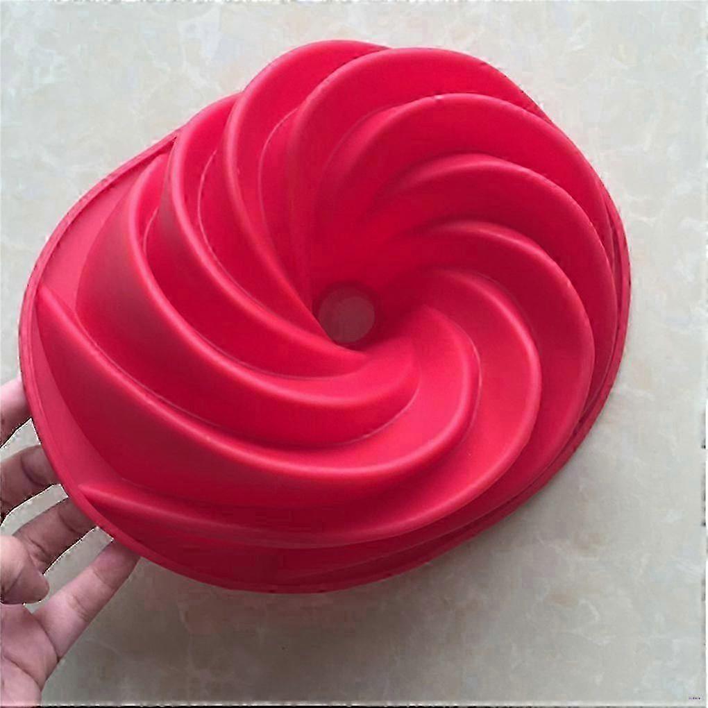 Shallow Vortex Leaf Silicone Mold