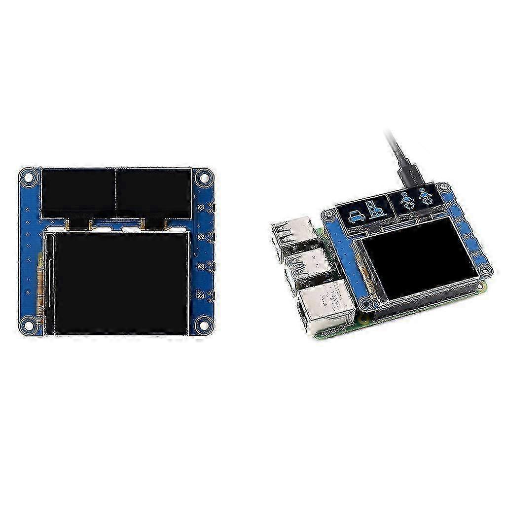 2 Inch LCD Plus Dual 0.96 Inch OLED Display Board