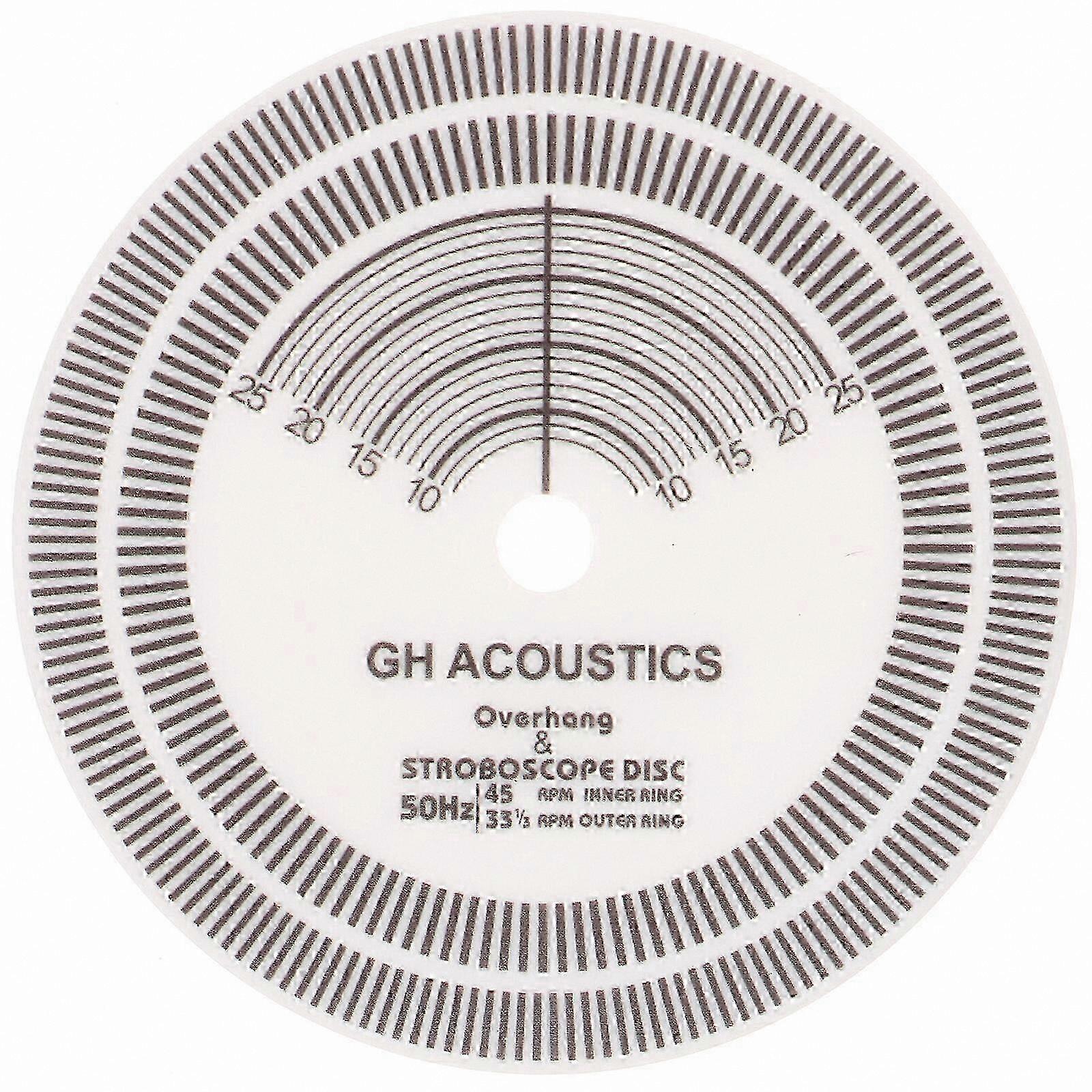 Precision Turntable Speed Disc