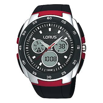 Lorus watches Quartz Analog Man Watch with R2343DX9 Rubber Bracelet
