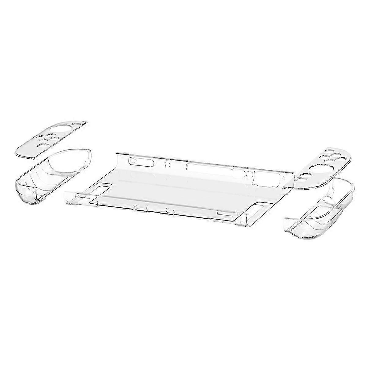Clear Dockable Case for Switch 2, PC Protective Cover Compatible with Switch 2 Console, Grip Case