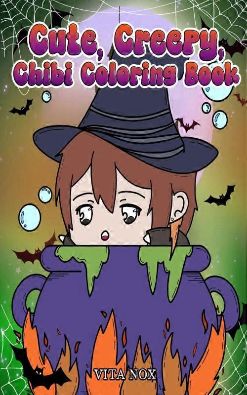 Cute Creepy Chibi Coloring Book