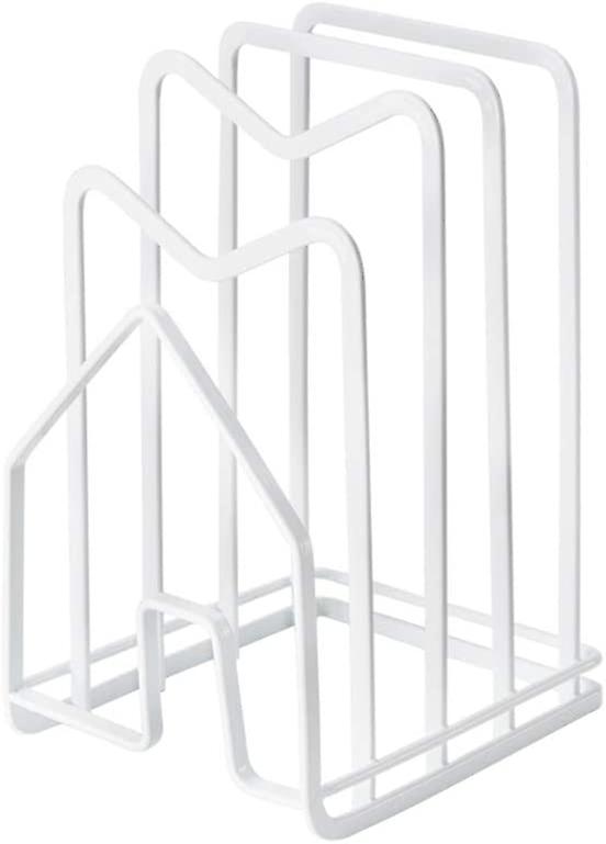 Kitchen Pantry Organizer Rack for Dinnerware, Bakeware, Cookware, Cutting Boards, Pan Lids