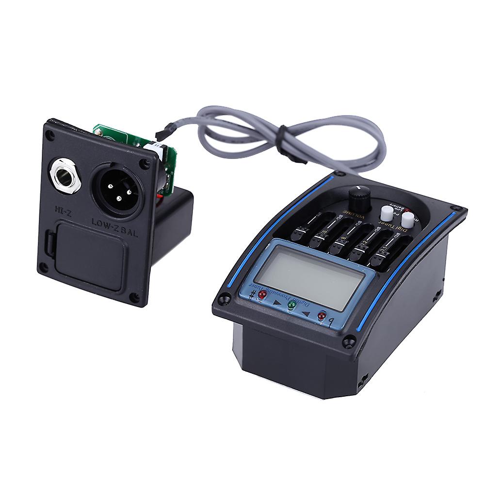 Eqlc-5 5-bands EQ-equalizersystem för akustisk gitarr