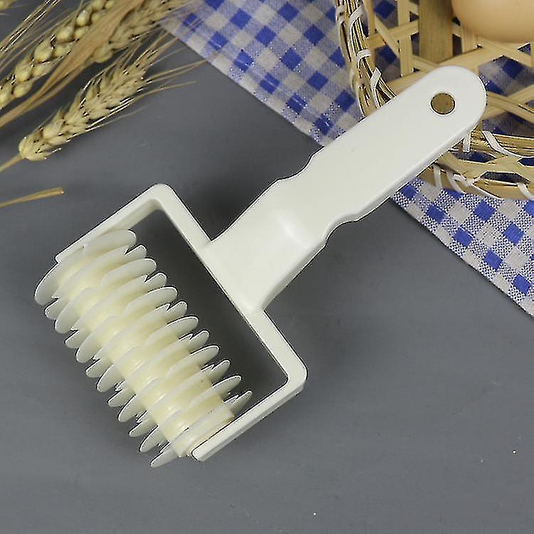 Plastic Pull Net Roller Cutter Biscuits Pizza Pie Crust Special Cake Mold Baking Tool 1 White