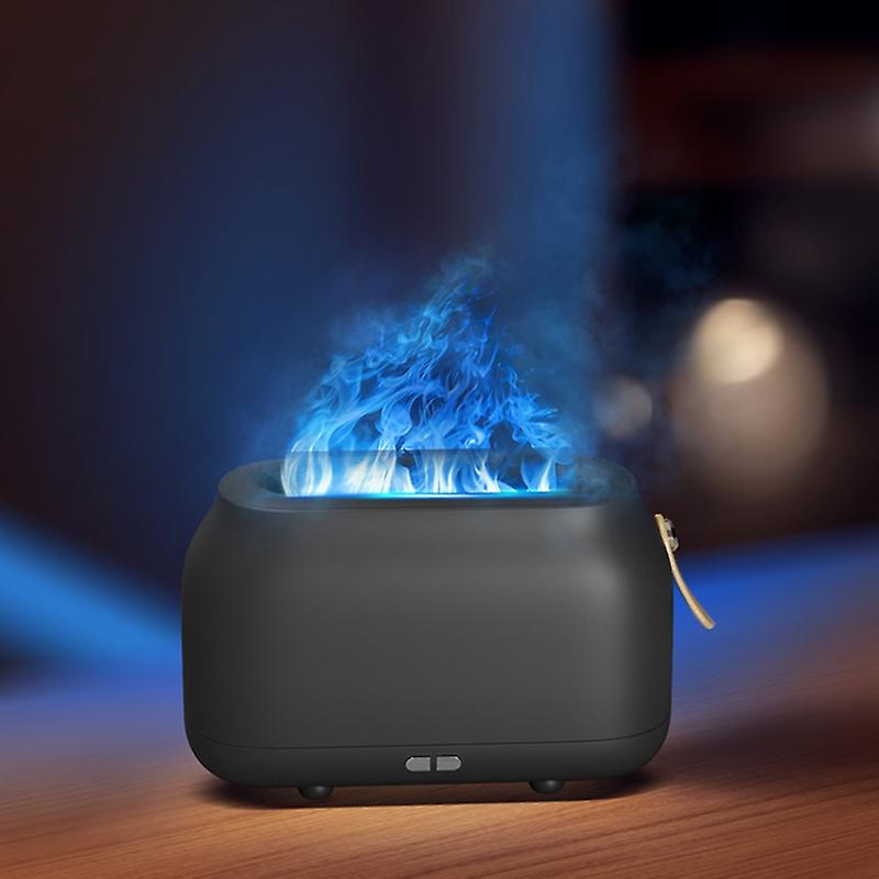 Simulation Flame Humidifier Light, Color: 3 Colors (RGB)
