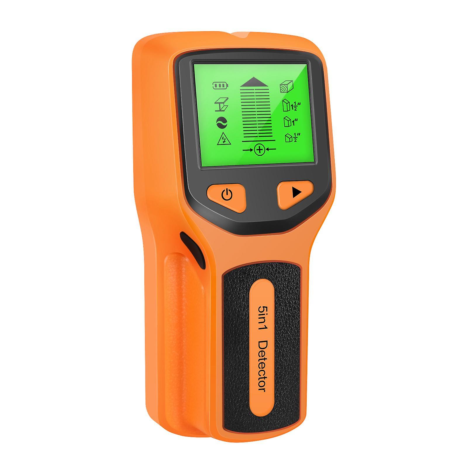 Stud Finder Wall Scanner - 5 in 1 Electronic Stud Detector with HD LCD Display, Wood AC Wire Metal