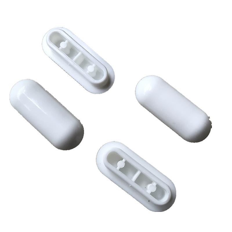 4 Pieces Universal Toilet Seat Buffer Buffer Plastic Toilet Seat Buffer Kit，white，3.8*1.1cm