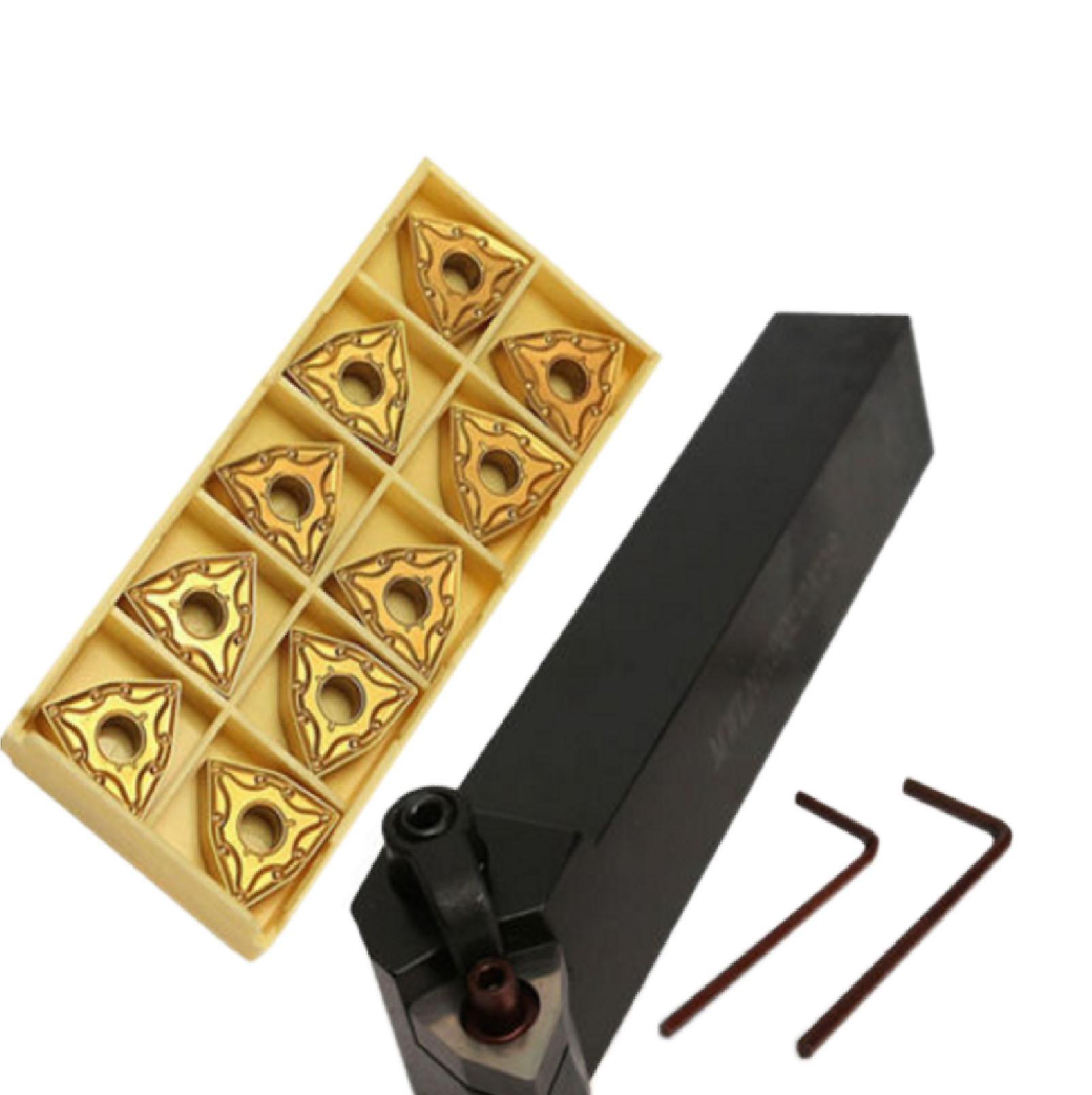 Lathe Turning Tool Holder Set With Carbide Inserts And Wrenches