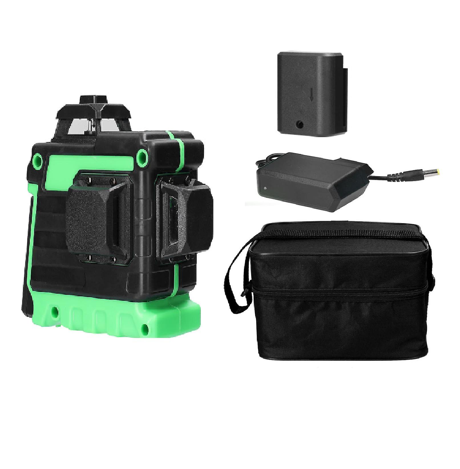 Mini 12 Lines Green Light Laser Level Too;