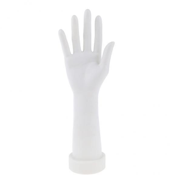 2xHand Jewelry Display Stand Female Hand Mannequin Model Props - White  Right