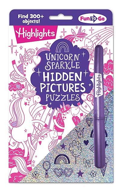 Unicorn Sparkle Hidden Pictures Puzzles by Highlights Paperback Book