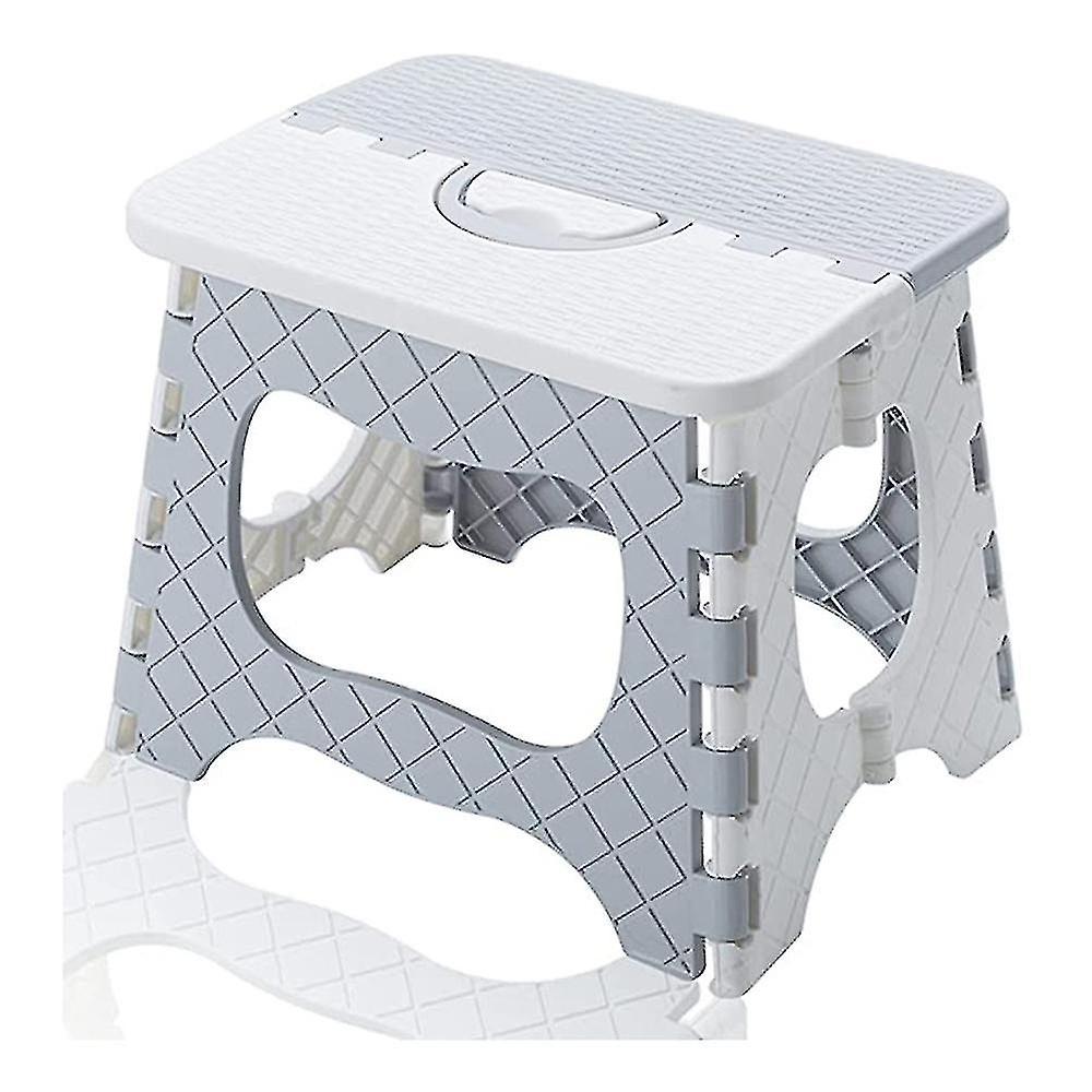 Folding Step Stool - Portable, Small Size For Easy Storage, Easy For Adults To Use In The Bathroom