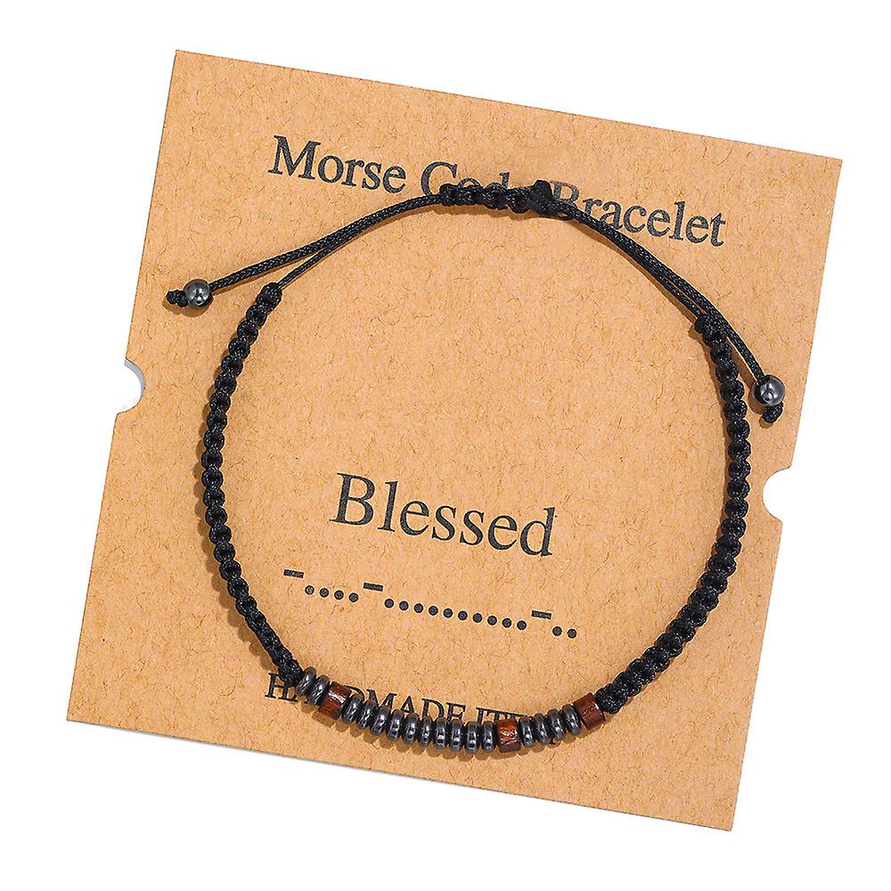 Couple Morse Code Bracelet