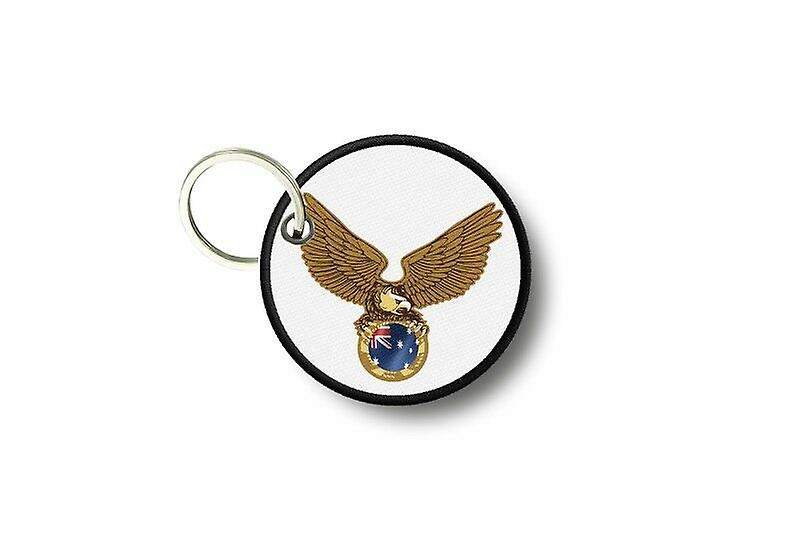 Cle Cles Key Brode Patch Ecusson Biker Biker Eagle Flag Australia