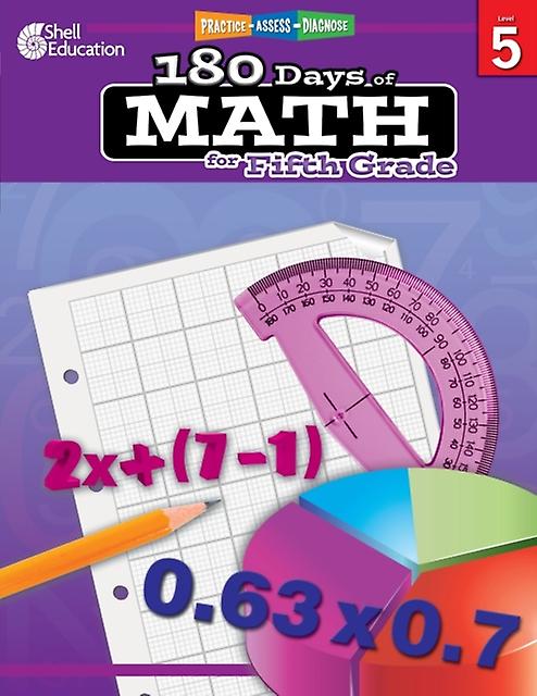 180 Days Math For Fifth Grade by Jodene Smith Paperback
