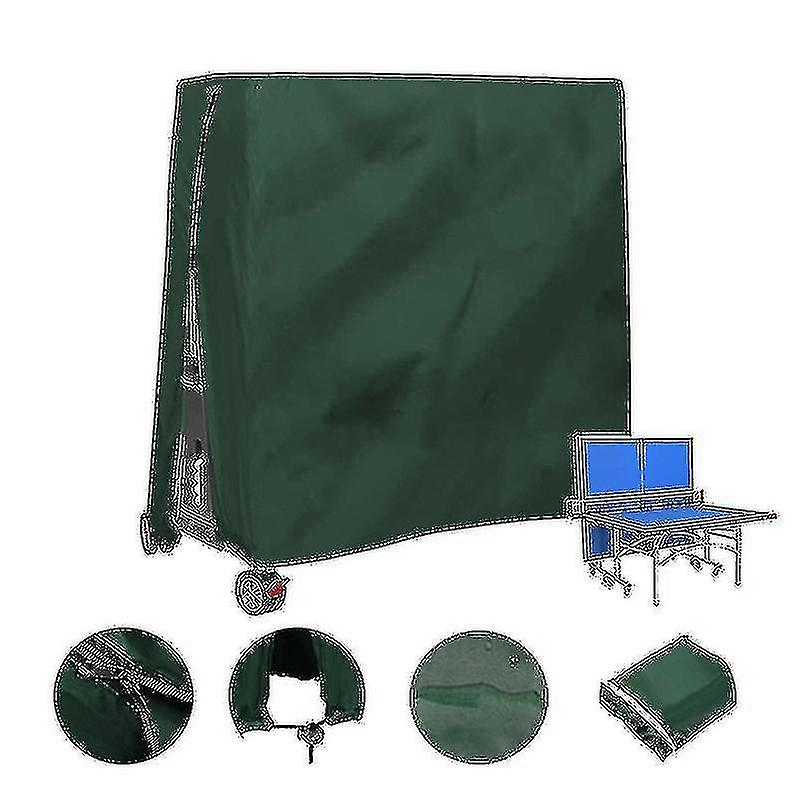 Outdoor Waterproof And Dustproof Table Tennis Table Cover Table Tennis Table Cover 165x70x185cm-size
