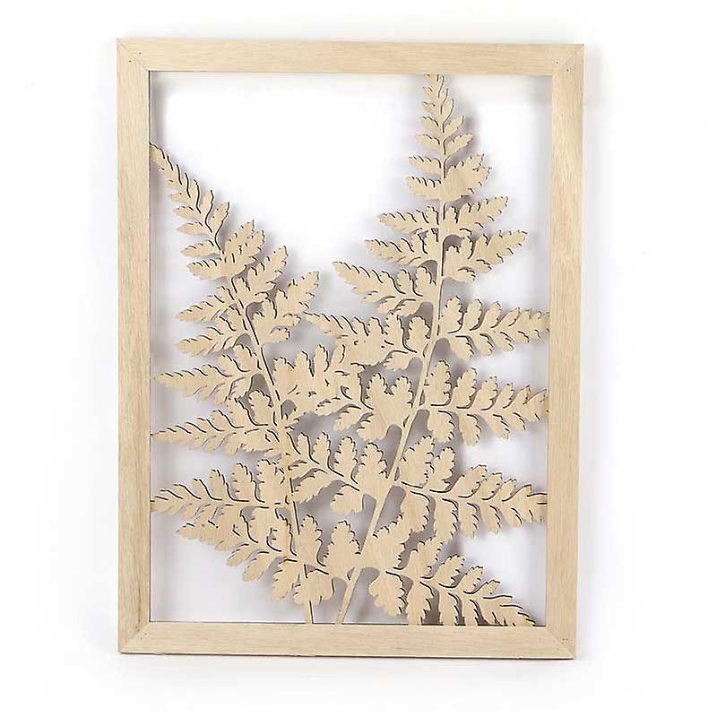 Openwork wooden frame Fern - 40 x 30 cm