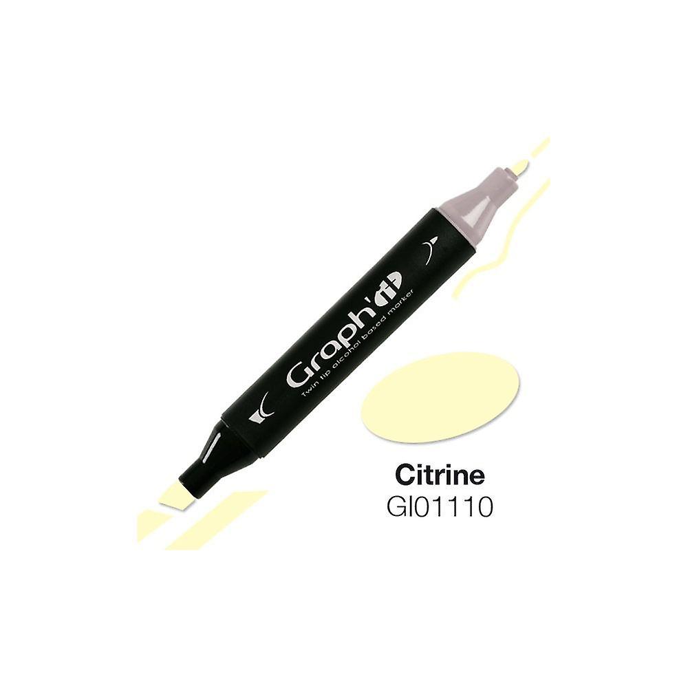 Graph'It Double Tip Marker - Citrine