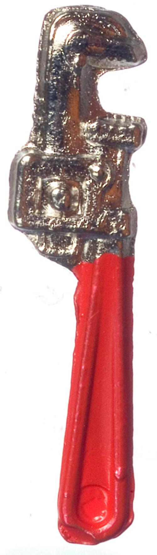 Dolls House Pipe Wrench Miniature 1:12 Scale Garden Shed Tool Box Accessory