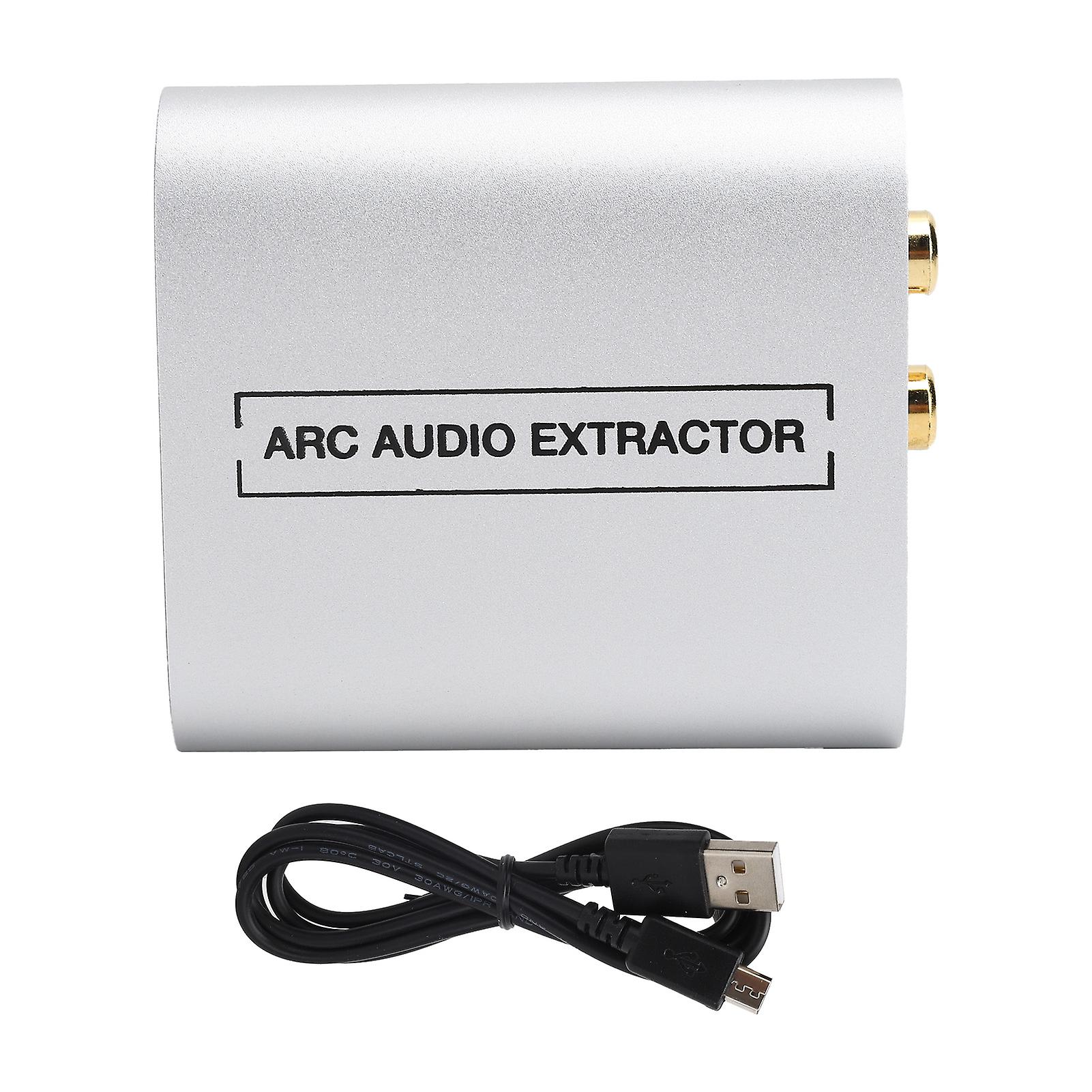 Audio-Decoder ARC Exrtractor Konverter Digital High Definition Multimedia Interface Silber