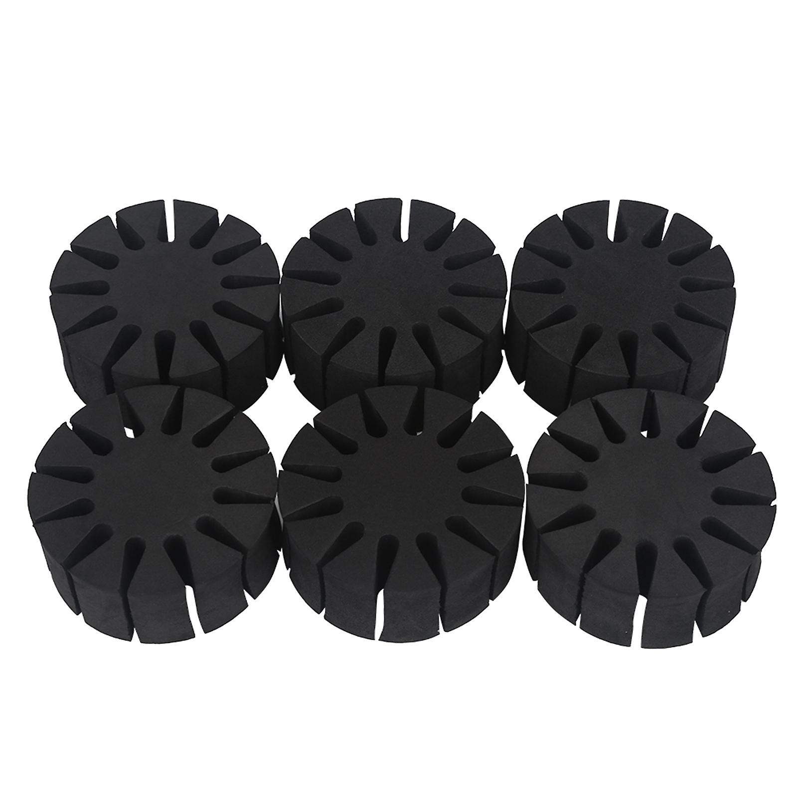 6 Pcs Durable EVA Foam Round Rack Arrow Rack Support Holder Outdoor Hunting Archery Accessory