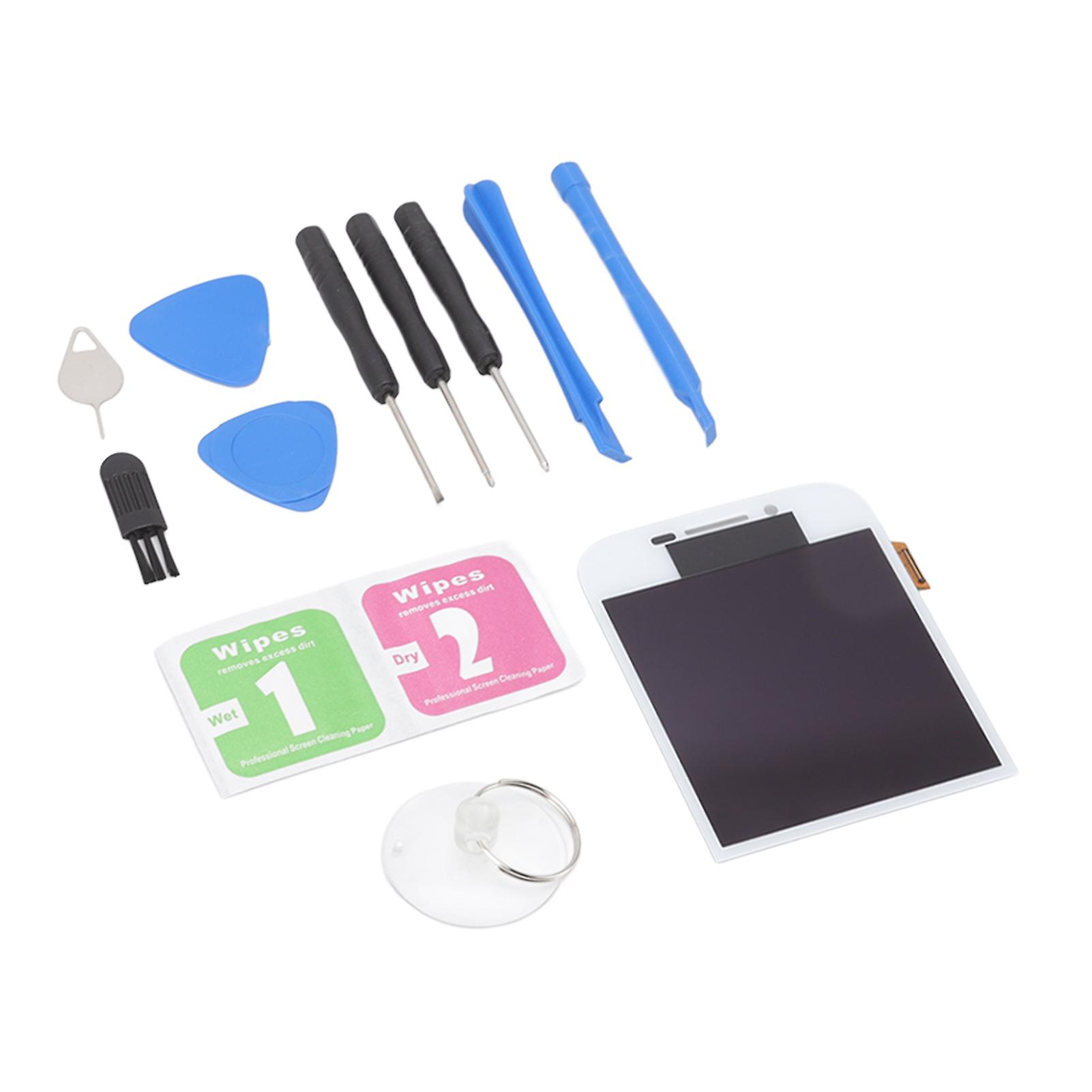 White LCD Digitizer Touch Screen Replacement for BlackBerry Classic Q20 - Easy Install