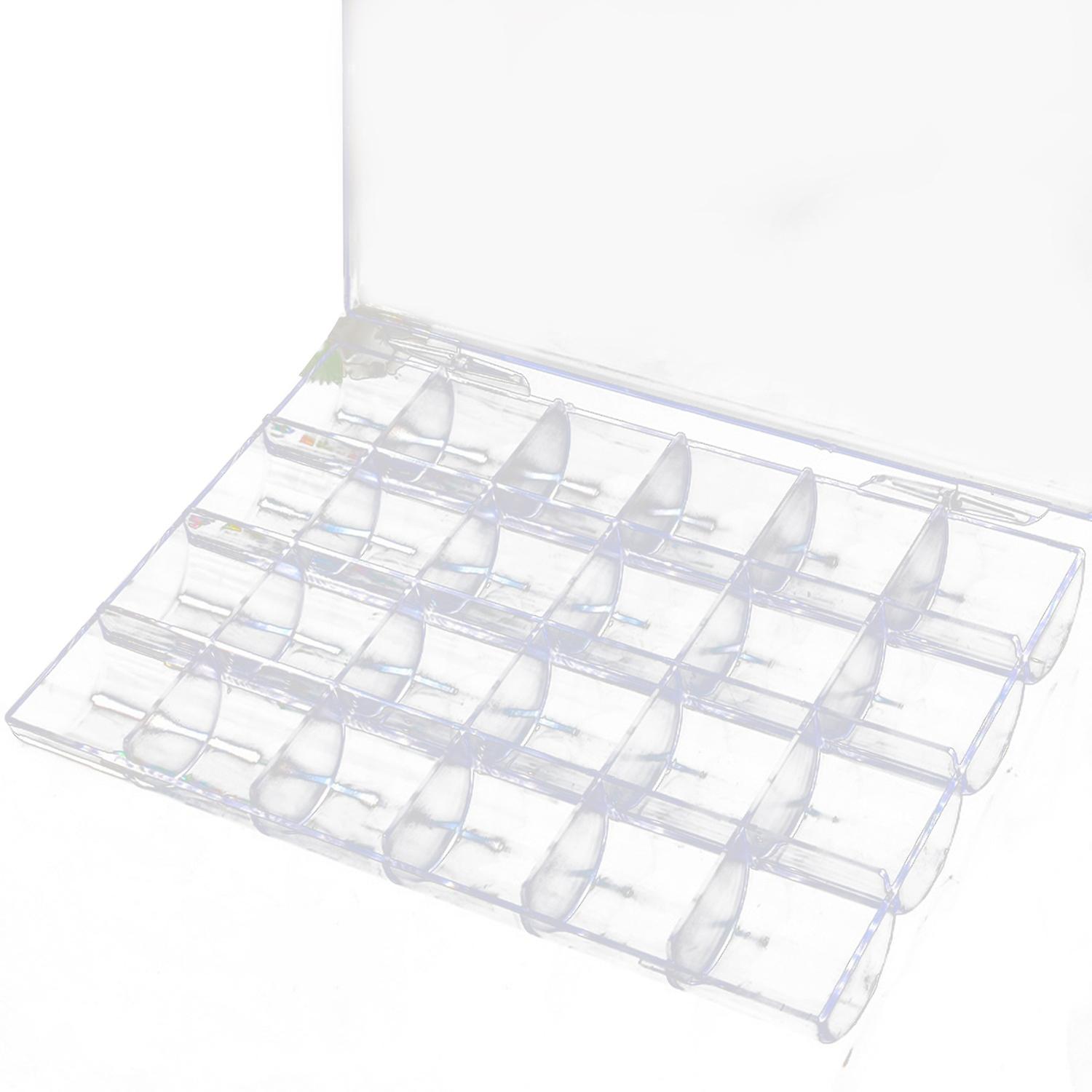 Jewelry Storage Box Large Capacity Multi-Compartment High Durability Round Edge Wide Application