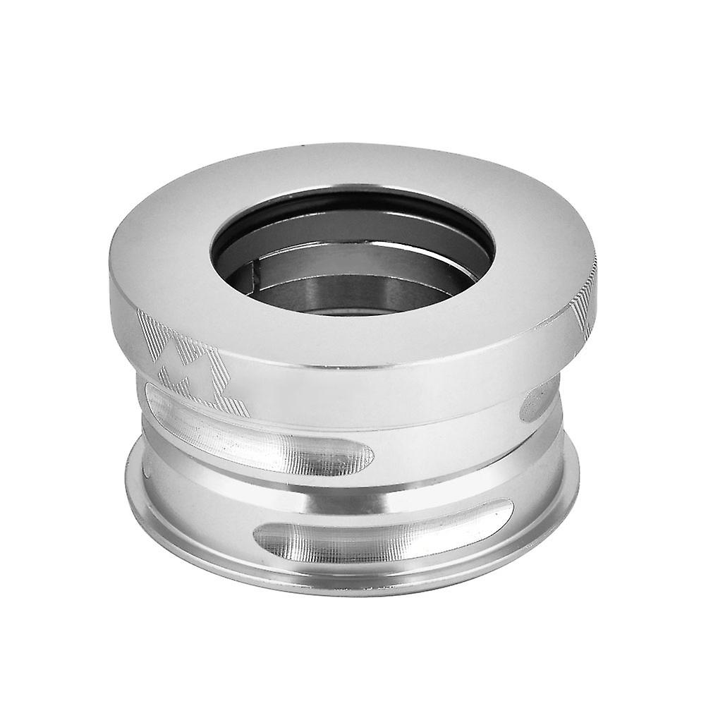 MEIJUN 44mm 自転車 バイク 電気めっき 内部密閉型ベアリングヘッドセット (シルバー)