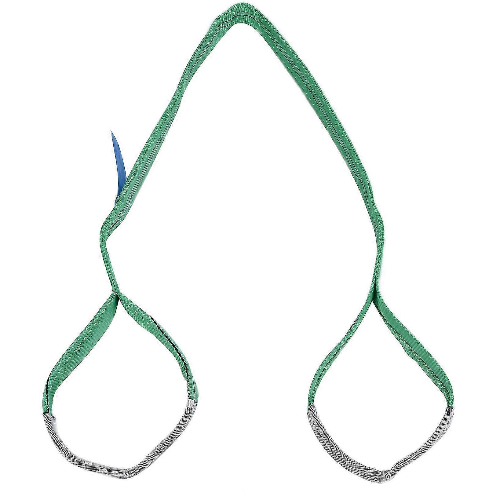 2T Flat Lifting Sling High Strength Polyester Crane Lift Webbing Straps Rigging Accessories4 Meters