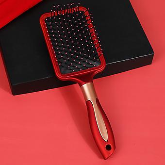 Draagbare geventileerde borstel Antistatische kam Nat Droog Haar Kappers Stylingtools voor mannen Vrouwen Salon Thuisgebruik