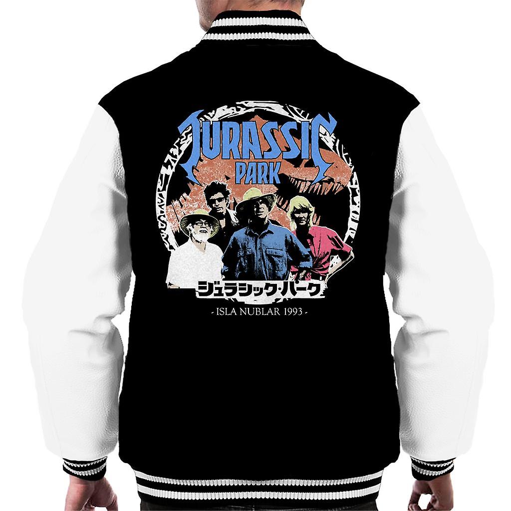 Jurassic Park Isla Nublar Characters Men's Varsity Jacket