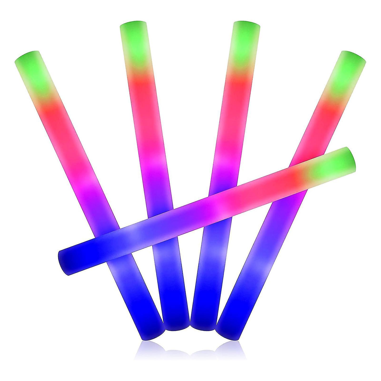 Foam Glowing Stick with Colorful LED Light Color Changing Light Stick for Party Halloween