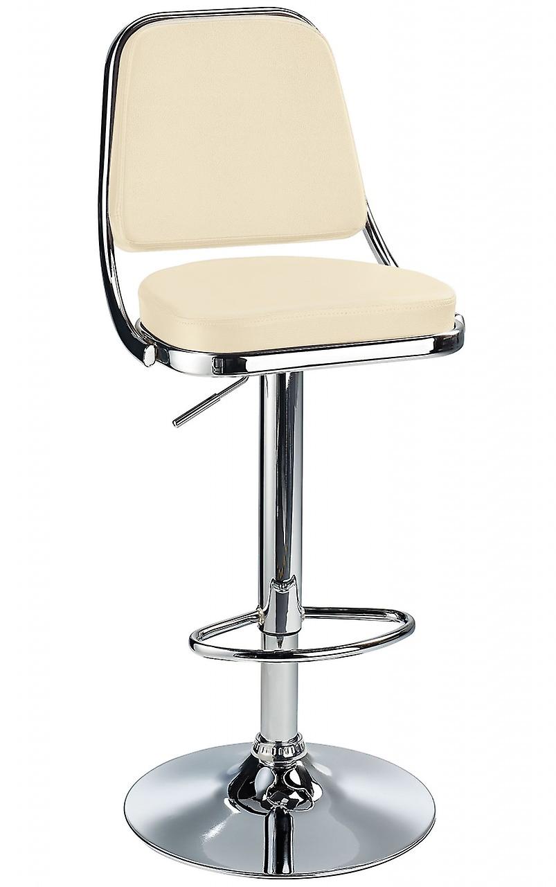 Romano Breakfast Bar Stool Cream rest Height Adjustable.