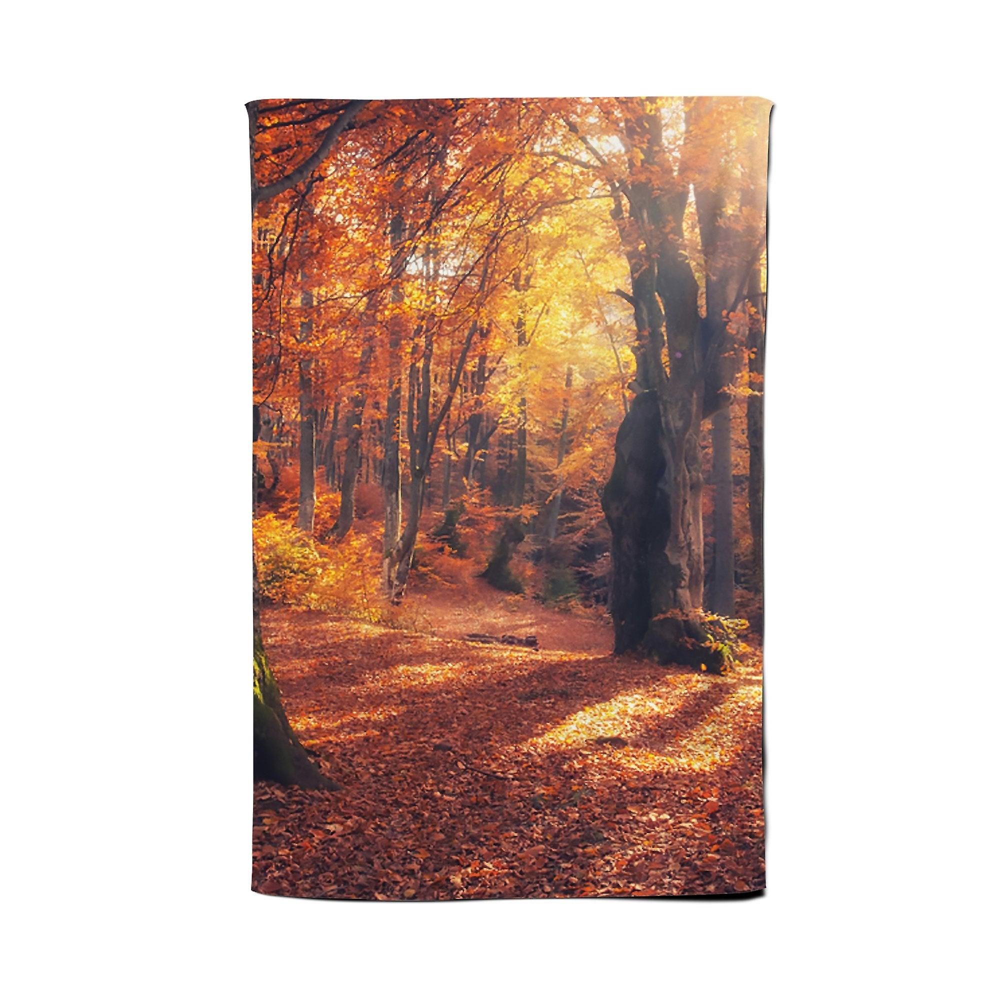 Autumn Forest Tea Towel