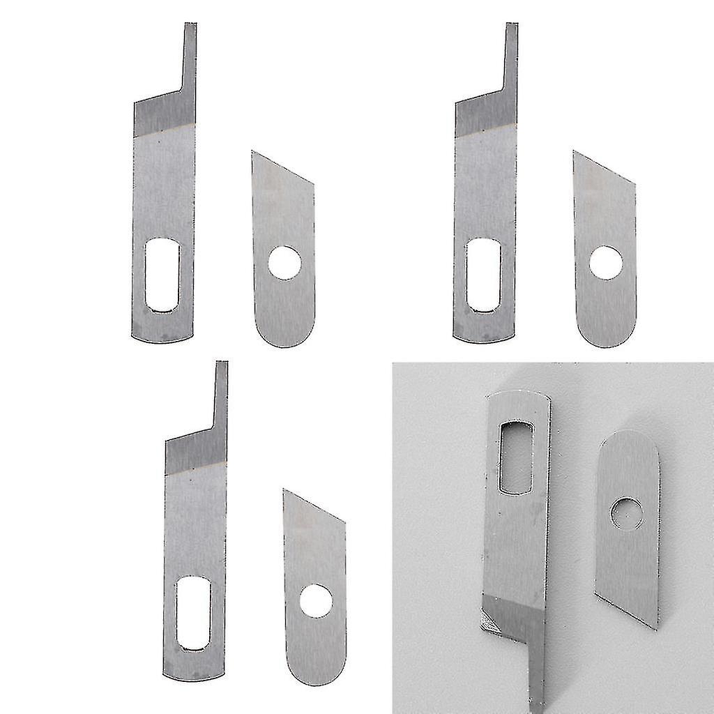 8pcs Overlocker Machine Upper & Lower Blade For Singer Machine Attachment