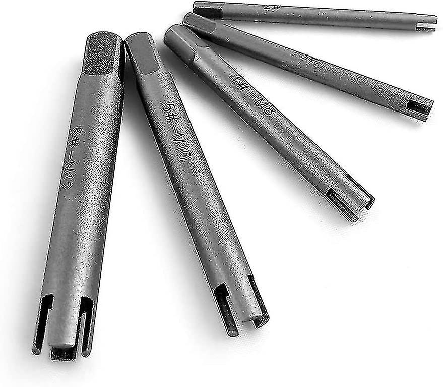 5 Pcs Tap Extractor , Broken Head Screw Remover Stripper