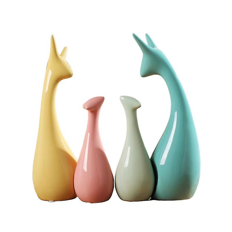4pcs Deer Desktop Ornaments