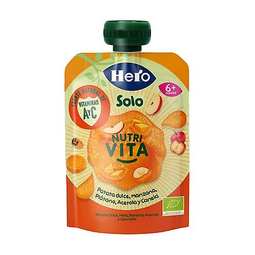 Sweet potato, apple, banana, acerola, cinnamon bag only 6m+ hero 100 g (Banana - Apple)