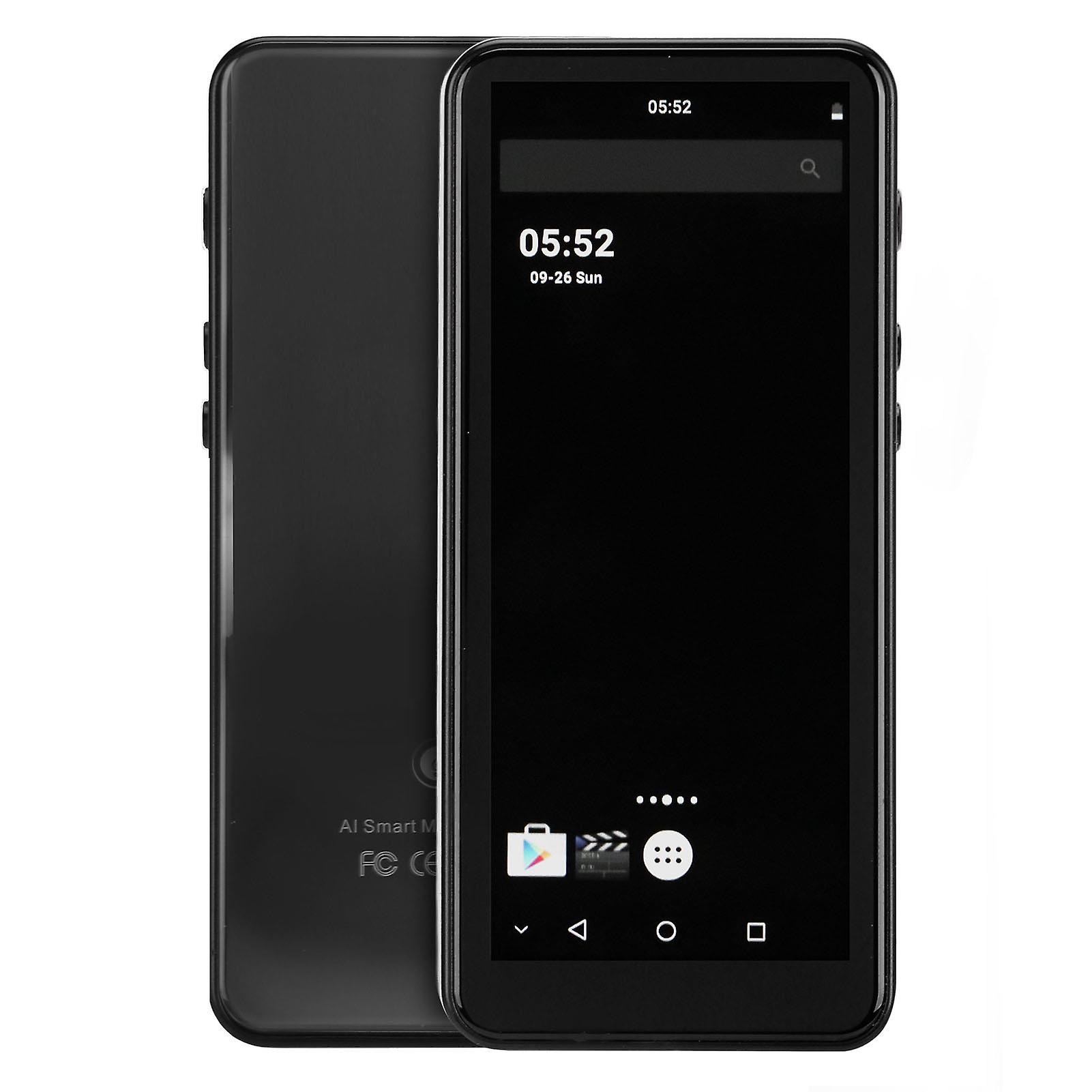 4.0 Inch MP4 Player with Bluetooth and WiFi for Android 2050mAh Full Touch Screen Portable Music Player with Speaker Black
