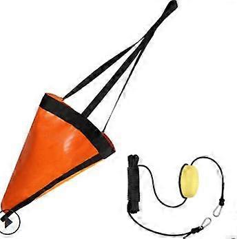 18InchKayak Canoe Boat Float Marine PVC Sea Anchor Drift Anchor Drogue Drifting Brake Rowing with 30ft Retrieving Tow Throw Line