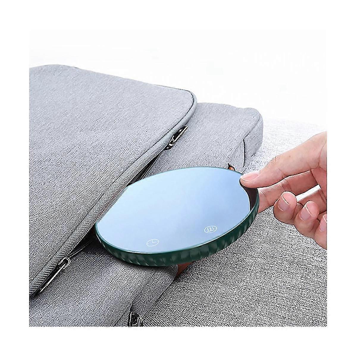 Thermostat Cup Digital Display Heating Insulation Coffee Coaster Ceramic Heating Pad Heating Cup Base(EU Plug)