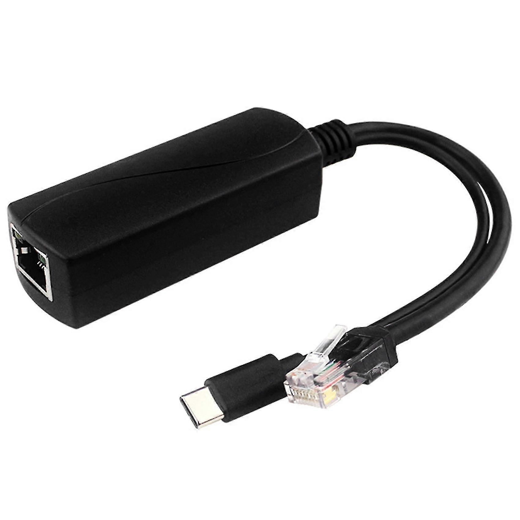 Poe zu USB-C 5V Adapter, Ieee 802.3af / at, für Raspberry Pi 4 (Gigabit)