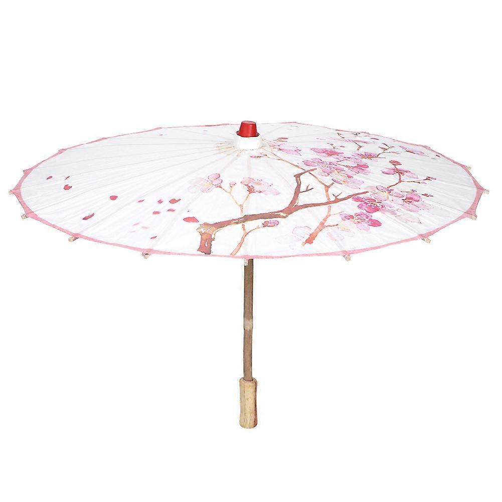 Hand Painted Classical Decorative Oil Paper Umbrella Performance Props Decor GiftType B