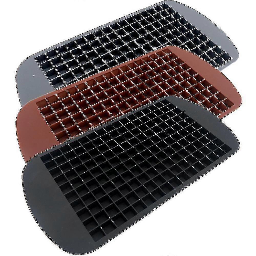 3-pack 160 Mini Ice Cube Trays And Candy Grids Small Ice Maker Tiny Ice Cube Trays A Hskev