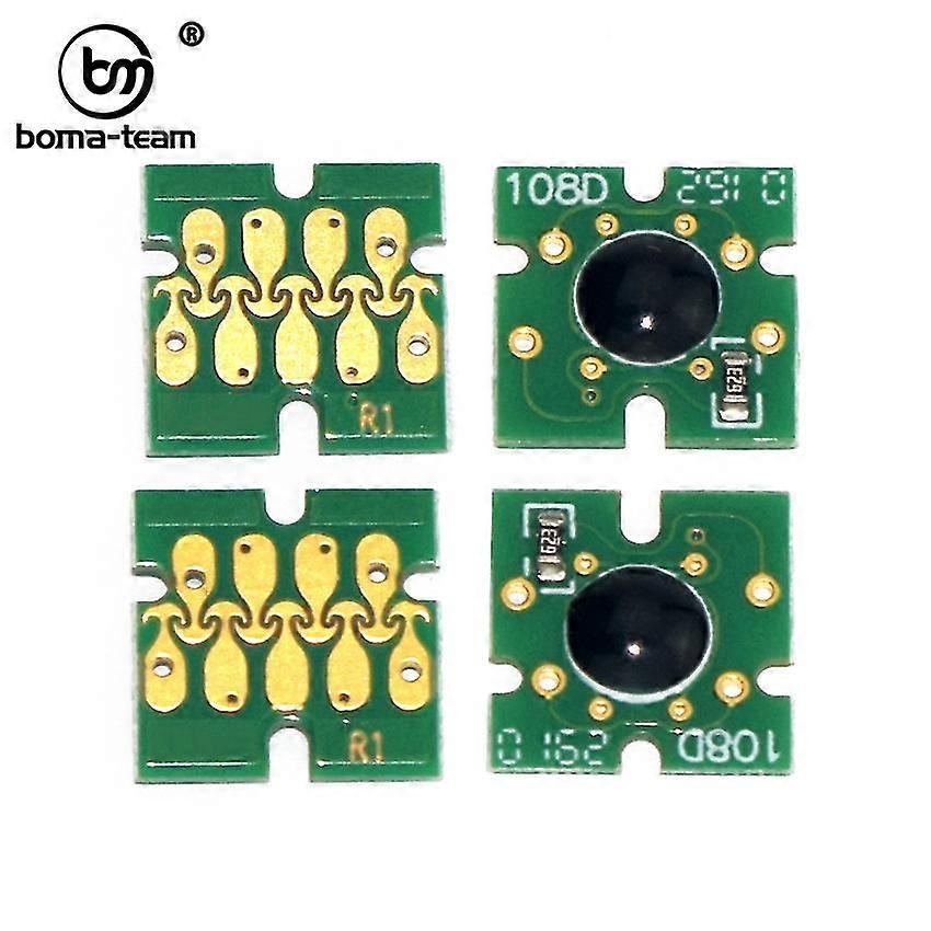 hg 10Sets T741 T741X T6193 Compatible Chip For Epson F6200 F7200 F9200 F9370 F7070 F6070 F7170 Printers Ink Or Maintenance Box