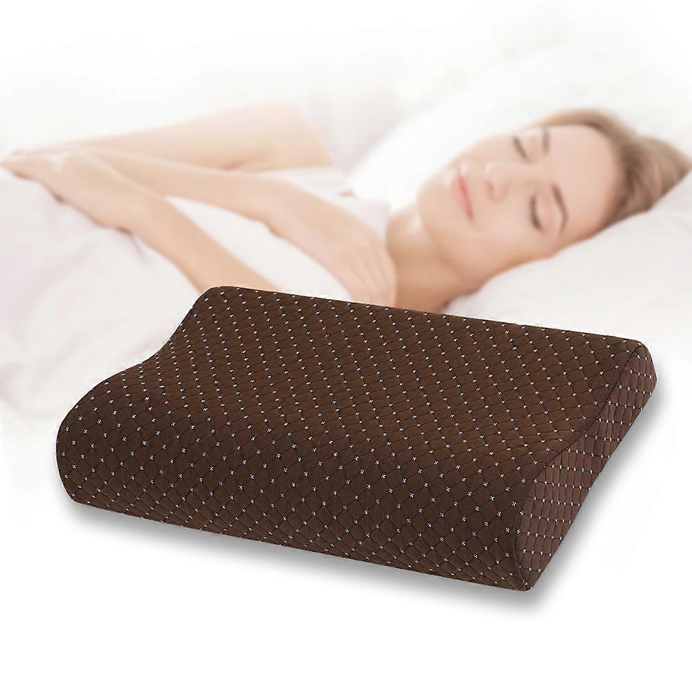 1pc Wave Pillow, Slow Rebound Memory Pillow, Memory Foam Pillow, Sleep Decompression Pillow