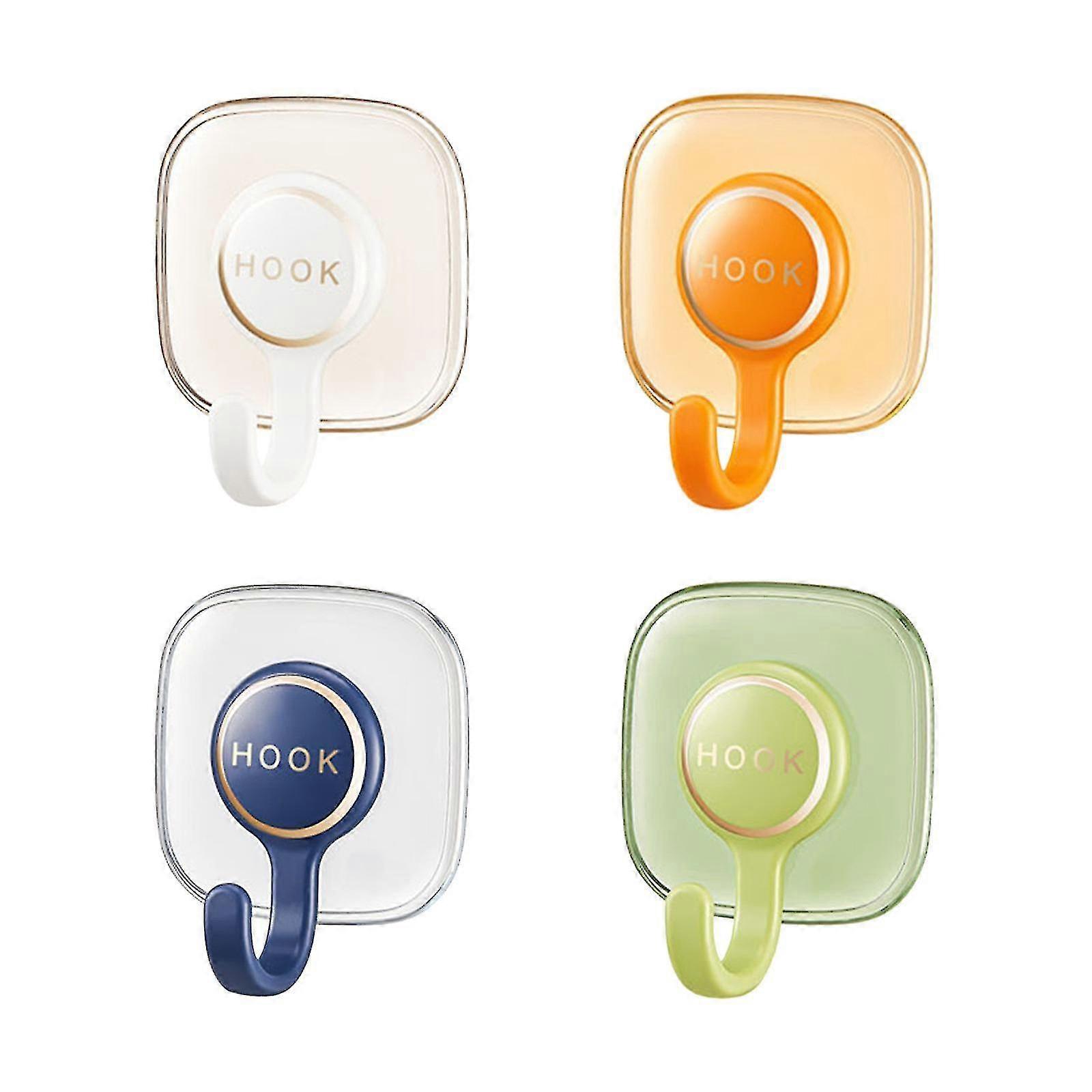 4pc Hook Strong Load Bearing Wall Hook With High Stability