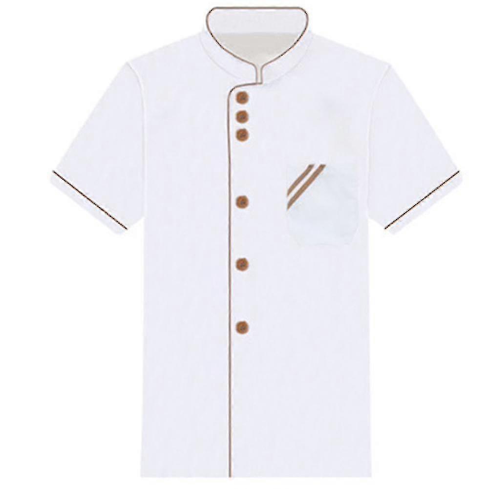 Chef Jacket Coat Unisex Short Long Sleeve - Hotel Kitchen Service Uniform Workwear